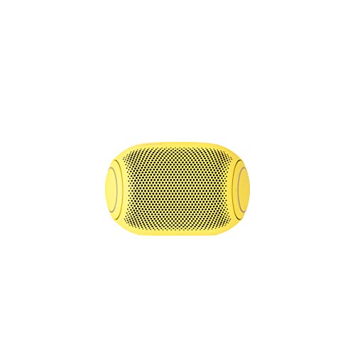 LG XBOOM Go PL2S Jellybean, tragbarer Bluetooth-Lautsprecher (IPX5-Spritzwasserschutz, 10+ h Akkulaufzeit), gelb [Modelljahr 2020] von LG Electronics