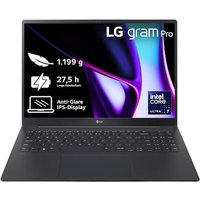 LG gram 16" Pro Core Ultra 7 155H 32GB/2TB SSD Win11 schwarz 16Z90SP-G.AD7BG LG gram 16" Pro Core Ultra 7 155H 32GB/2TB SSD Win11 schwarz 16Z90SP-G.AD7BG von LG Electronics
