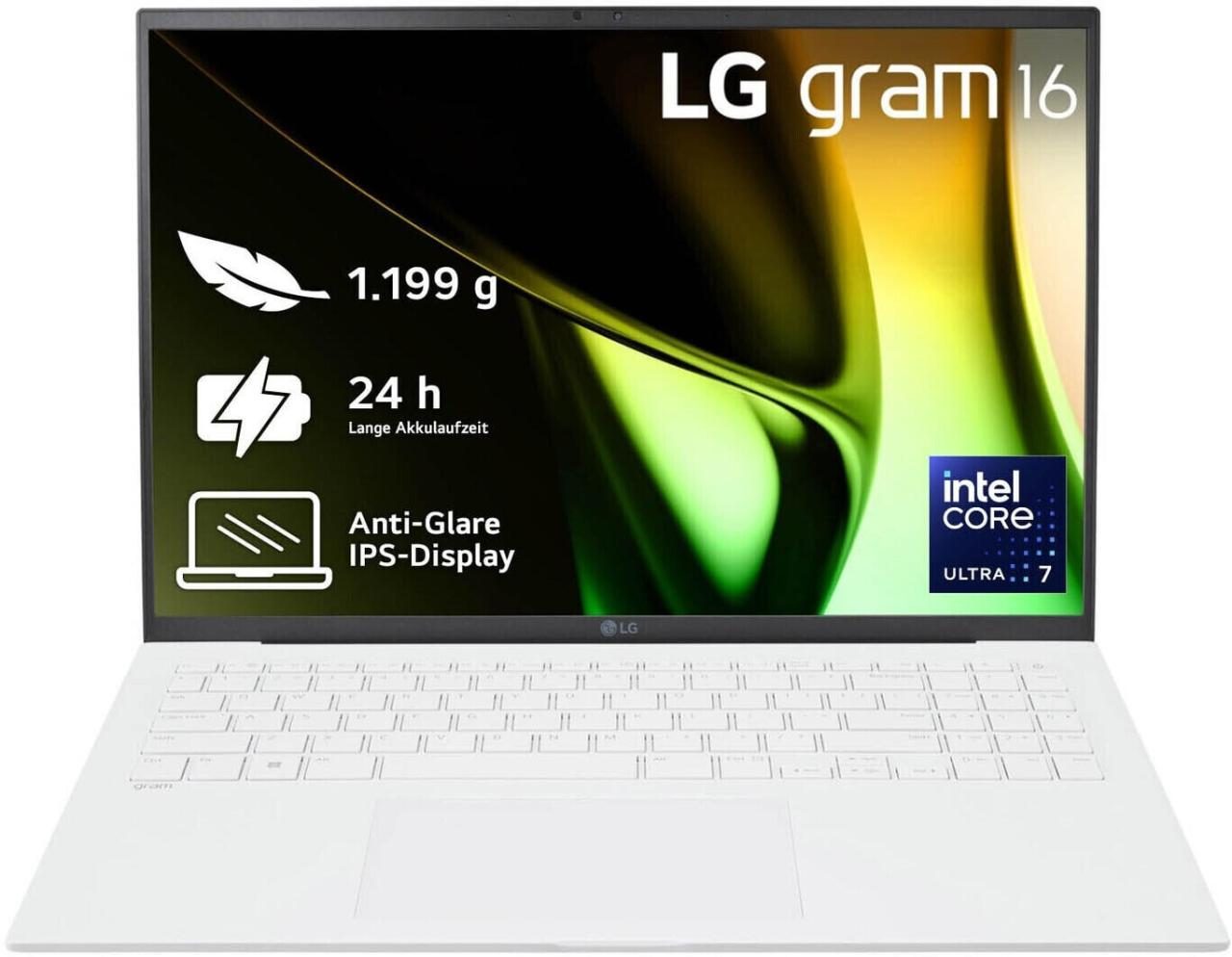 LG gram 16Z90S-G.AA77G Intel® Core™ Ultra7 155H Notebook 40,6 cm (16") von LG Electronics