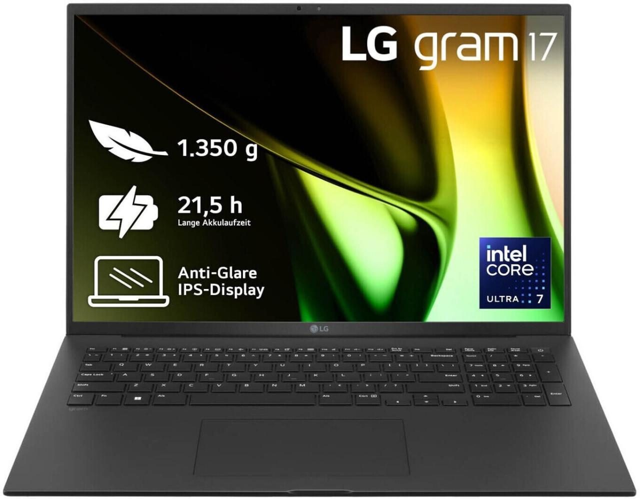 LG gram 17Z90S-G.AA75G Intel® Core™ Ultra7 155H Notebook 43,74 cm (17") von LG Electronics