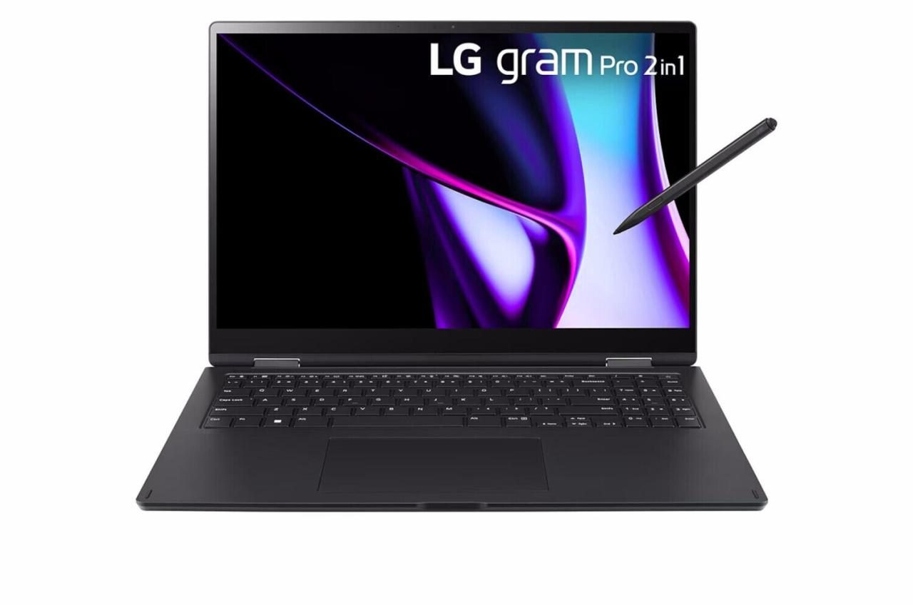 LG gram 2in1 16T90SP-K.AA78G Intel® Core™ Ultra7 155H Notebook 40,6 cm (16") von LG Electronics