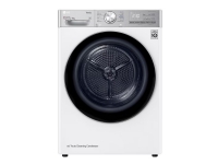 LG RH90V9AV2QR, Freistehend, Frontlader, Wärmepumpe, Weiß, Drehregler, Berührung, Links LG RH90V9AV2QR, Freistehend, Frontlader, Wärmepumpe, Weiß, Drehregler, Berührung, Links von LG Electronics