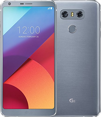 LG G6 Smartphone (14,47 cm (5,7 Zoll) Display, 32 GB Speicher, Android 7.0) Platinum von LG G6 Platinum 32gb SS