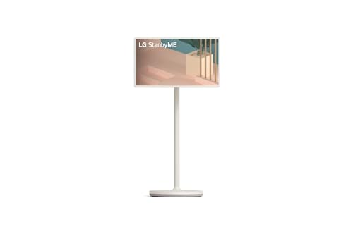 LG 27ART10 TV 68cm (27 Zoll) Lifestyle TV StanbyME (Touch Screen, 60 Hz, integrierter Akku, Streaming Apps), Beigefarben von LG