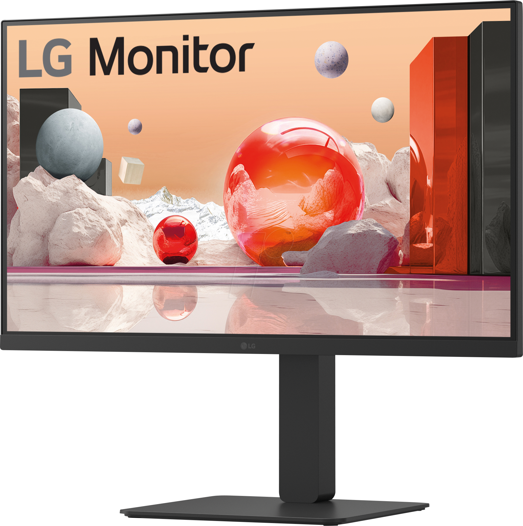 LG 27BA750-B - 69cm Monitor, 1080p, USB-C, LAN, Lautsprecher, Pivot von LG