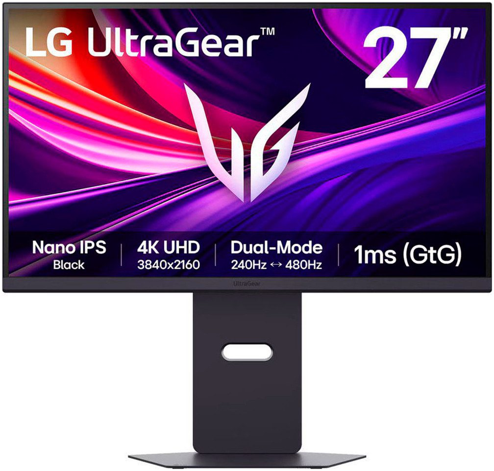 LG 27G850A Gaming-LED-Monitor (68 cm/27 ", 3840 x 2160 px, 4K Ultra HD, 1 ms Reaktionszeit, 480 Hz, IPS) von LG