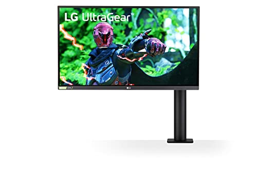 LG 27GN88A-B 68,5 cm (27 Zoll) WQHD UltraGear Gaming Monitor (Nano IPS-Panel mit 1ms (GtG), 144 Hz, ergonomischer Standfuß), schwarz von LG