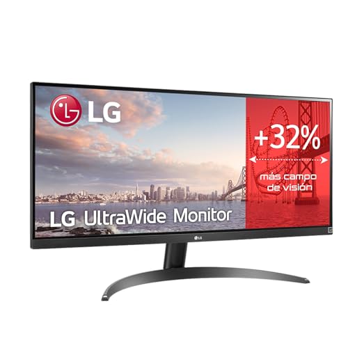 LG 29WP500-B 73 cm (29 Zoll) FHD UltraWide Monitor (IPS-Panel, HDR10, FreeSync), schwarz von LG