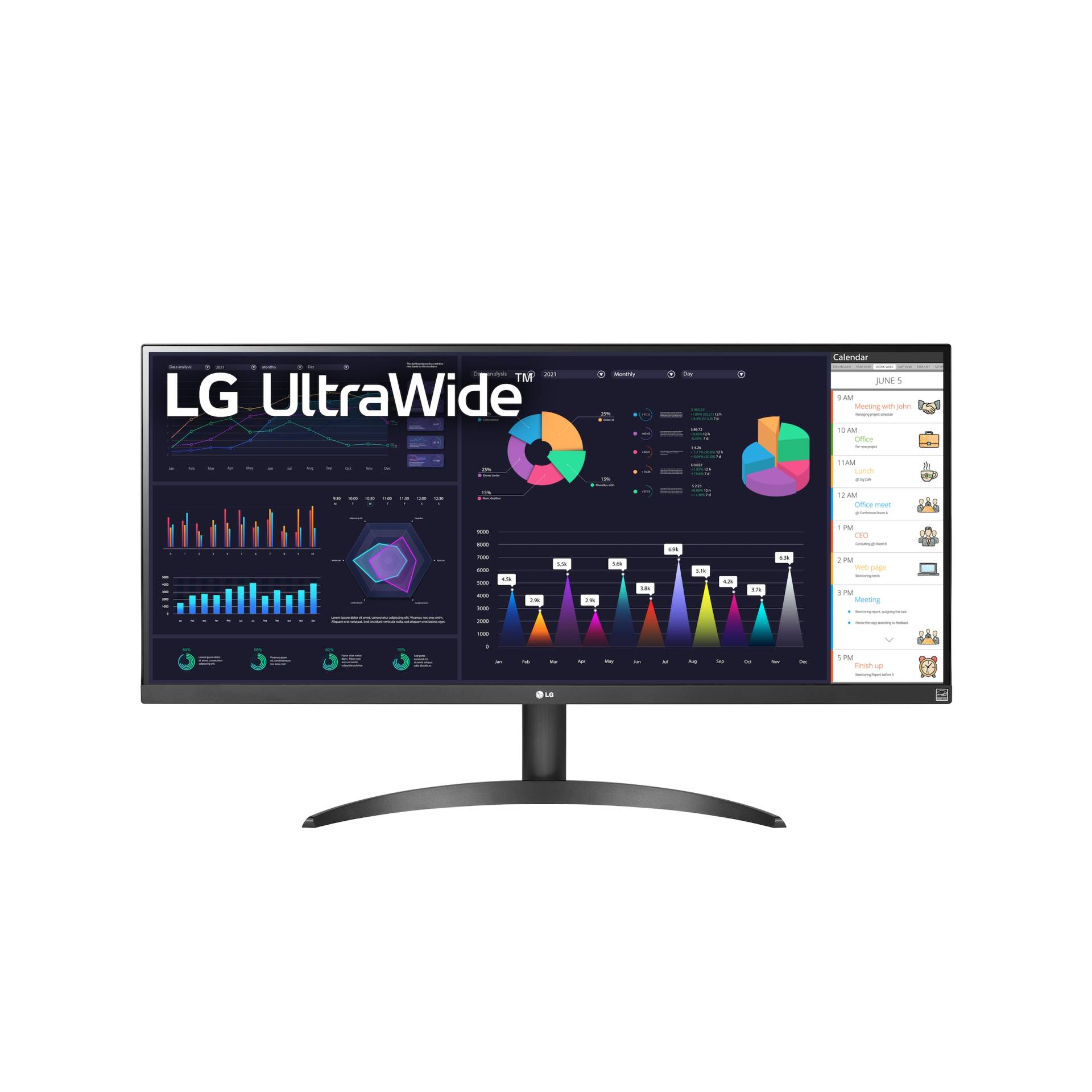 LG 34WQ500-B UltraWide - Office Monitor, IPS Panel, HDR400 LG 34WQ500-B UltraWide - Office Monitor, IPS Panel, HDR400 von LG