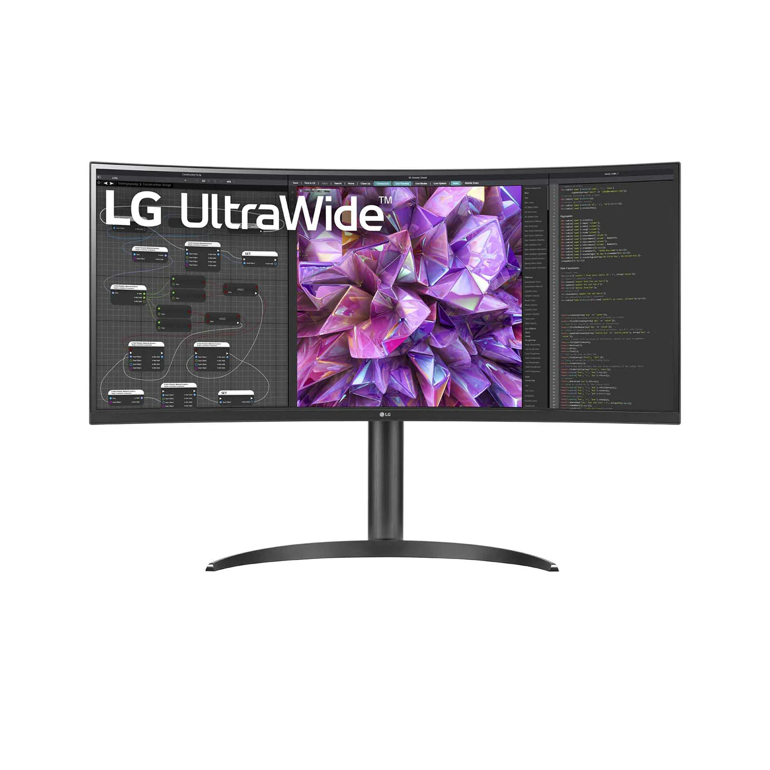 LG 34WQ75X-B Curved Monitor - HDR10, Höhenverstellung, USB-C von LG