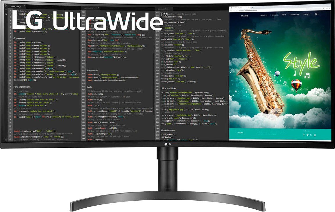 LG 35WN75CP LCD-Monitor (89 cm/35 ", 3440 x 1440 px, UWQHD, 5 ms Reaktionszeit, 100 Hz, TFT-LCD) von LG