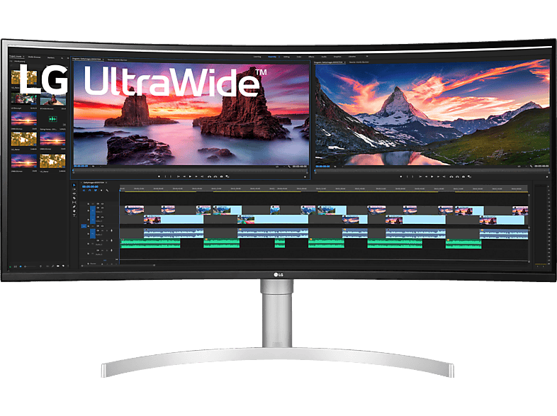 LG 38WN95CP-W UltraWide 38 Zoll UWQHD Monitor (1 ms Reaktionszeit, 144 Hz) von LG