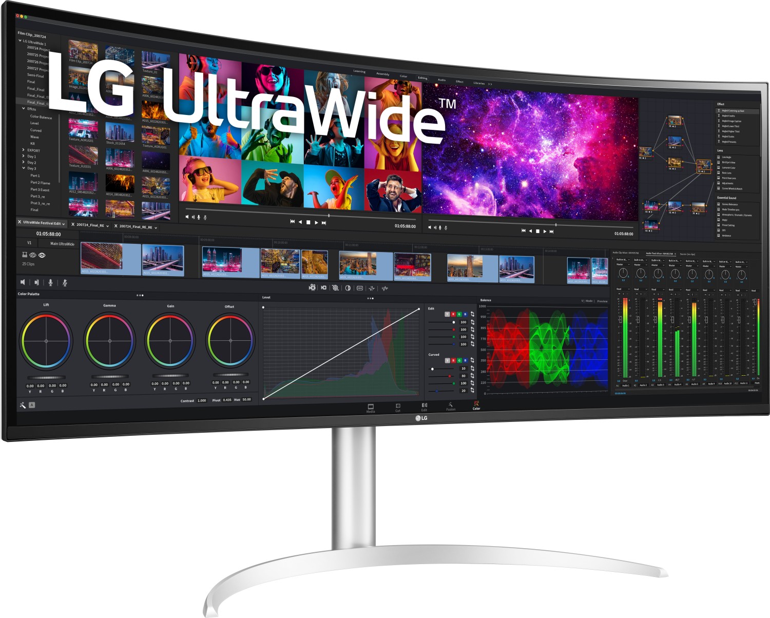 LG 40WP95XP-W IPS UltraWide 101,60cm (40)  UHD 5K Monitor (5 ms Reaktionszeit, 72 Hz) [Energieklasse F] (40WP95XP-W) von LG