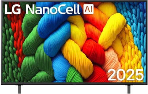LG 50NANO80A6B TV 50 Zoll (127 cm) 4K NanoCell AI TV (α7 Gen8 4K AI Prozessor, webOS 25, 60Hz) [Modelljahr 2025] von LG