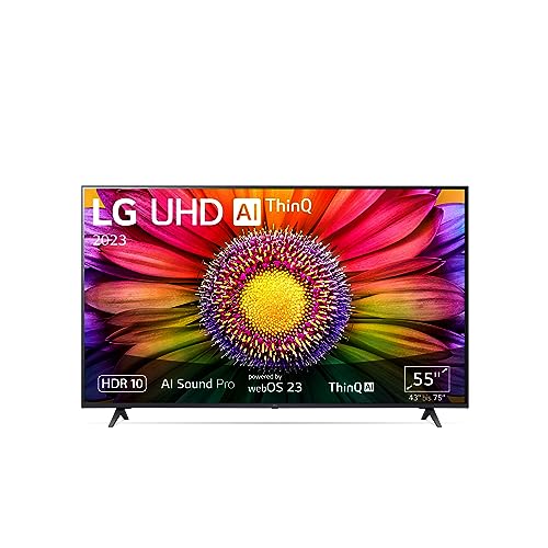 LG 55UR80006LJ 140 cm (55 Zoll) UHD Fernseher (Active HDR, 60 Hz, Smart TV) [Modelljahr 2023] von LG