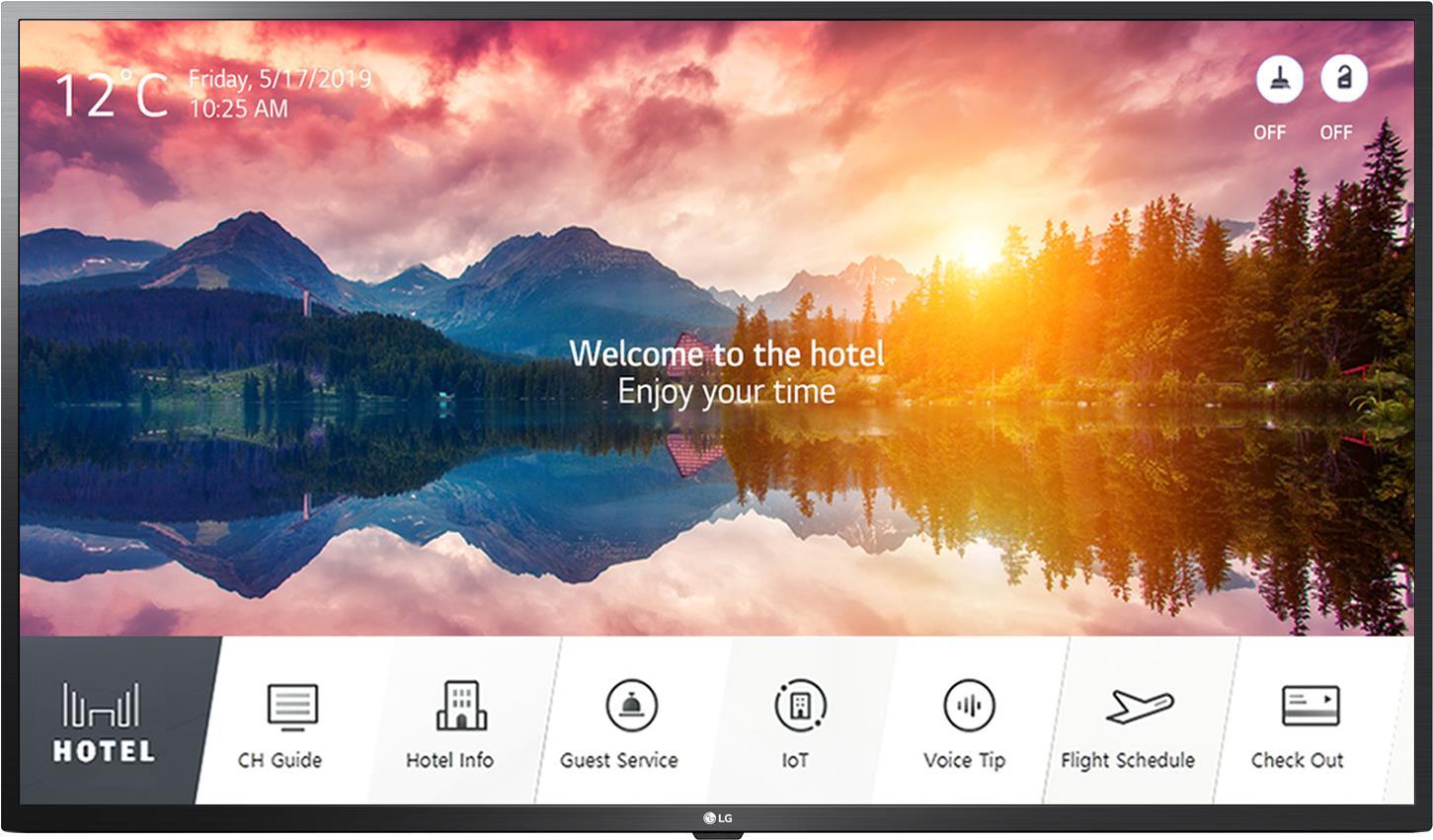 LG 55US662H - 139 cm (55) Diagonalklasse US662H Series LCD-TV mit LED-Hintergrundbeleuchtung - Hotel/Gastgewerbe - Pro:Centric - Smart TV - webOS - 4K UHD (2160p) 3840 x 2160 - HDR von LG