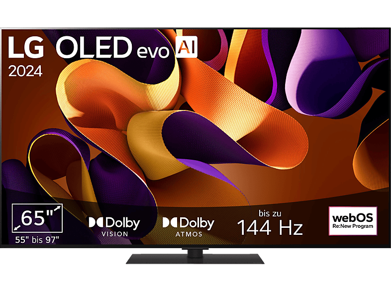 LG 65G49LS OLED evo TV (Flat, 65 Zoll / 165 cm, 4K, SMART TV, webOS 24 mit ThinQ) von LG