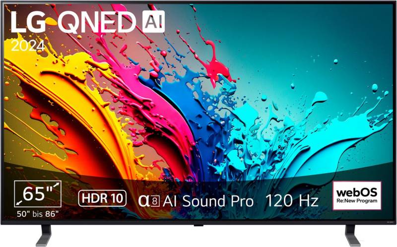 LG 65QNED85T6C QNED-Fernseher (164 cm/65 Zoll, 4K Ultra HD, Smart-TV) von LG