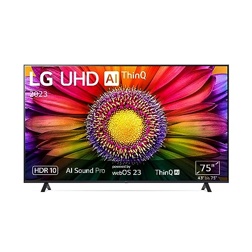 LG 75UR80006LJ 190 cm (75 Zoll) UHD Fernseher (Active HDR, 60 Hz, Smart TV) [Modelljahr 2023] von LG