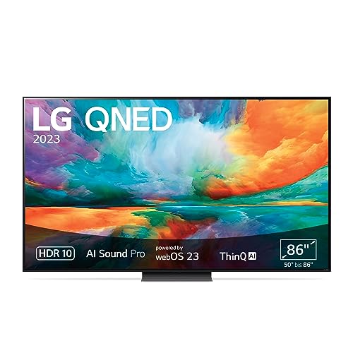LG 86QNED816RE 218 cm (86 Zoll) 4K QNED TV (Active HDR, 120 Hz, Smart TV) [Modelljahr 2023] von LG