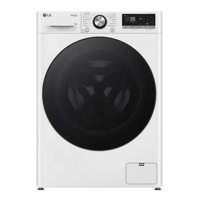 LG AI DD F4R7009TSWB Waschmaschine 9 kg, Frontlader, Serie R7, Waschmaschine Klasse A -10%, 1400 Umdrehungen, TurboWash 360, Dampf auf 7 Programmen, WLAN, freistehend, Weiß LG AI DD F4R7009TSWB Waschmaschine 9 kg, Frontlader, Serie R7, Waschmaschine Klasse A -10%, 1400 Umdrehungen, TurboWash 360, Dampf auf 7 Programmen, WLAN, freistehend, Weiß von LG