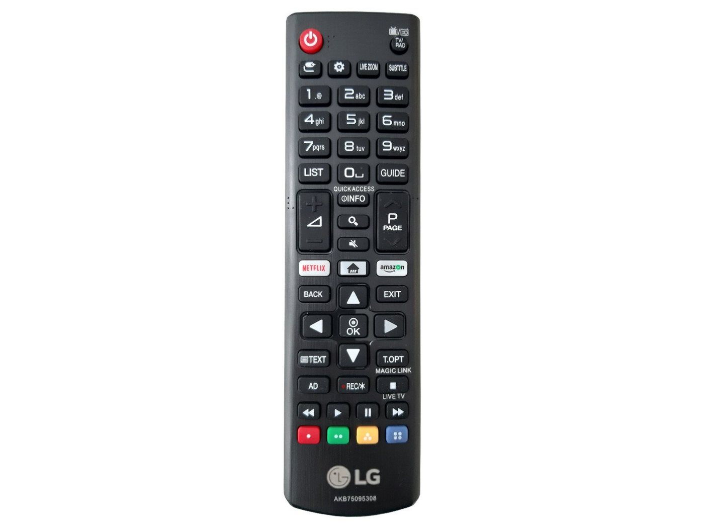 LG AKB75095308 Fernbedienung (Original Fernbedienung für Smart TV - UJ Serie - Netflix & Amazon V) von LG