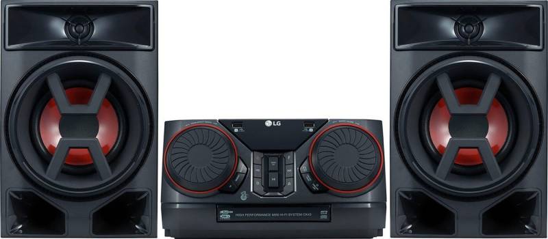 LG CK43N Party-Lautsprecher 2.0 (Bluetooth, 300 W, Karaoke-Anlage, Partymodus, Uhr, TouchControl, Sleeptimer) von LG
