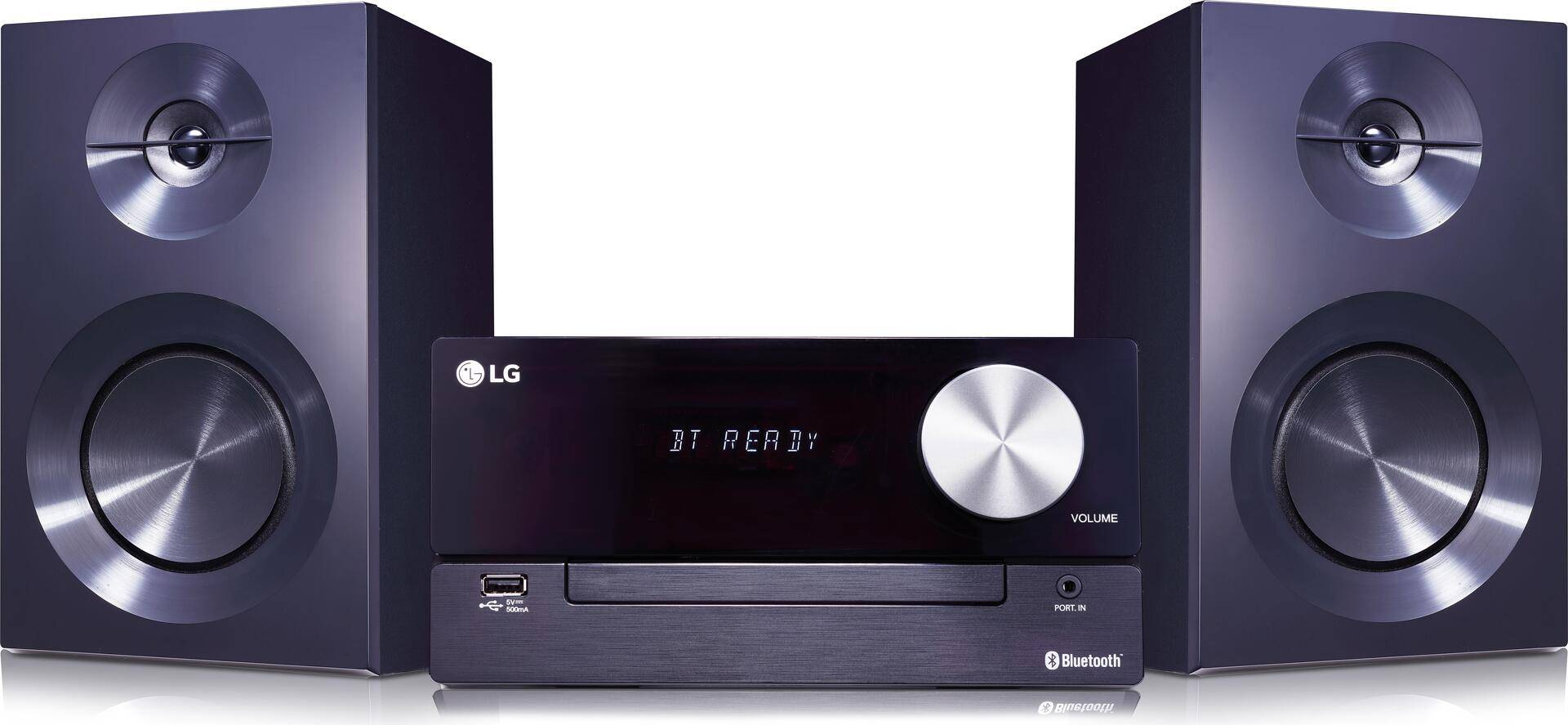 LG CM2460DAB - Microsystem - 2 x 50 Watt - Schwarz (CM2460DAB.AWEULL) von LG