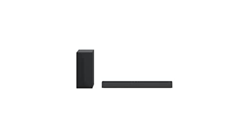 LG DS60Q 2.1 Soundbar (300W) mit kabellosem Subwoofer (HDMI, Bluetooth), Schwarz von LG