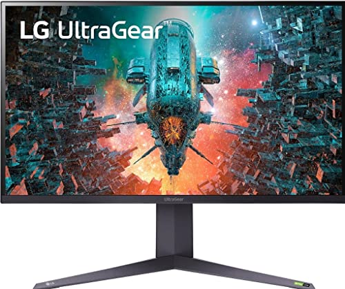 LG Electronics 32GQ950, Ultragear Gaming-Monitor 31,5 Zoll (IPS-Panel mit 1 ms GtG, 3840 x 2160, 160 Hz, 1000 cd/m², augenschonend, übertaktbar, Black Stabilizer), Schwarz von LG