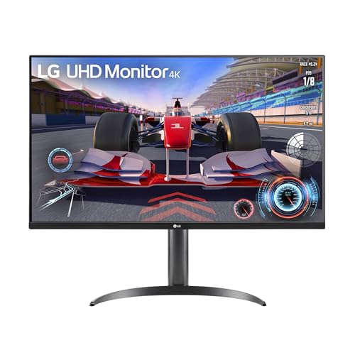 LG Electronics 32UR550-B.AEU UHD 4K Va-Monitor 32" (80 cm), 3840 x 2160, 16:9, 4 ms GtG, 60 Hz, PCI-P3, HDR10, Super Resolution+, AMD FreeSync™, Ergonomischer One-Click Standfuß - Schwarz von LG Electronics