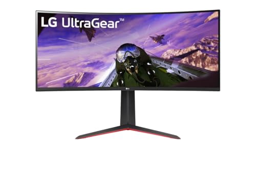 LG Electronics 34GP63AP-B.AEU UltraGear™ UWQHD Curved Gaming Monitor 34", 3440 x 1440, 21:9, 5 ms GtG, 160 Hz, HDR10, Motion Blur Reduction, AMD FreeSync™ Preminum- Schwarz von LG Electronics
