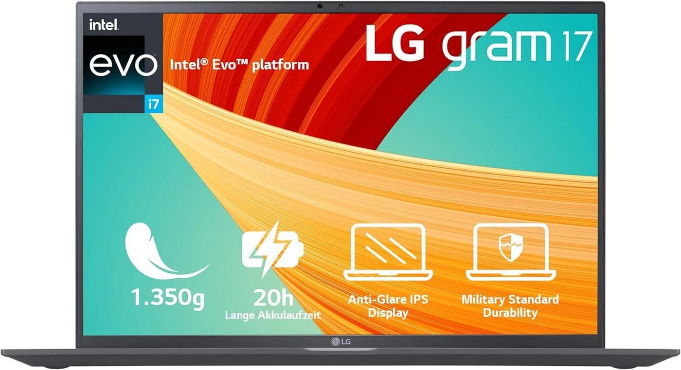 LG Full HD, 17,Ultralight Notebook, i7 Notebook (43,18 cm/17 Zoll, Intel Core i7 1360P, 1000 GB SSD, Laptop, Computer, Notebook, 17 Zoll, PC, Business LG)" von LG