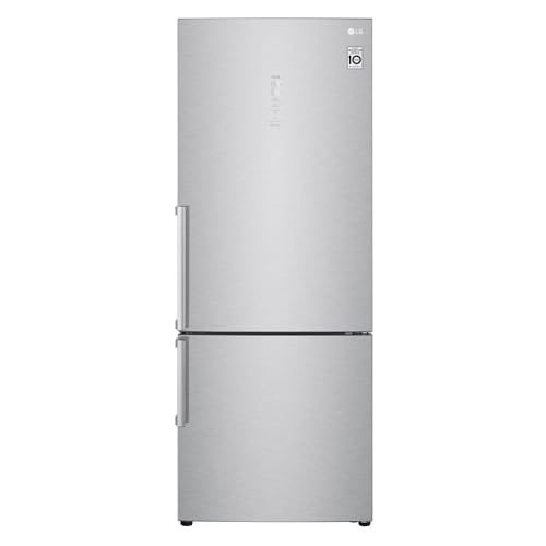 LG GBB569NSAGB Kombi-Kühlschrank, 70 cm, Total No Frost, 462 l, Wi-Fi, Tür & Linear Cooling, Schublade mit Fresh Balancer, Display Metal Touch, Smart Inverter, Smart Diagnose, Noble Steel von LG