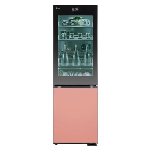 LG GBG719MDNN, Klasse D, 352 L, MoodUp Kühl-Gefrierkombination mit InstaView, indivuell einstellbarer Farbänderungen, Musik Kollektion, LCD Display, Total No-Frost, Kompressor mit 10 Jahren Garantie von LG