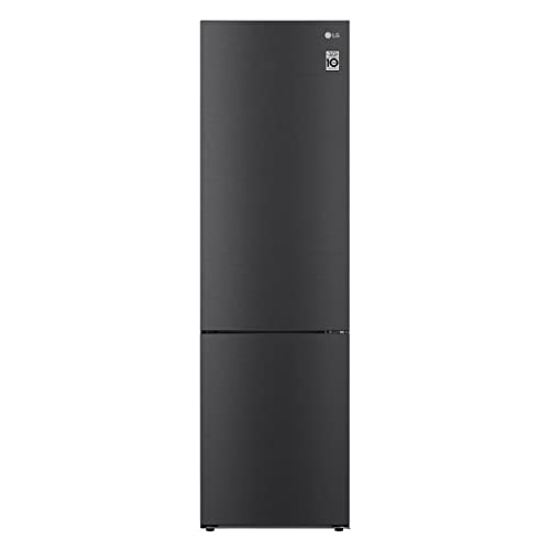 LG GBP62MCNBC, Klasse B, 384 L, Kühl-/ Gefrierkombination, Frische Features, Kühlschrank mit Gefrierfach und Innendisplay, DoorCooling+, LINEARCooling, 59,5 x 203 x 67,5 cm ꟷ Matte Black von LG