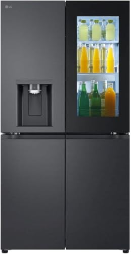 LG GMG960EVJE Multi-Door mit InstaView, Eis-, Crushed Ice- und Wasserspender, 635 L Kapazität, Fensteranschluss, Essence Black Steel LG GMG960EVJE Multi-Door mit InstaView, Eis-, Crushed Ice- und Wasserspender, 635 L Kapazität, Fensteranschluss, Essence Black Steel von LG