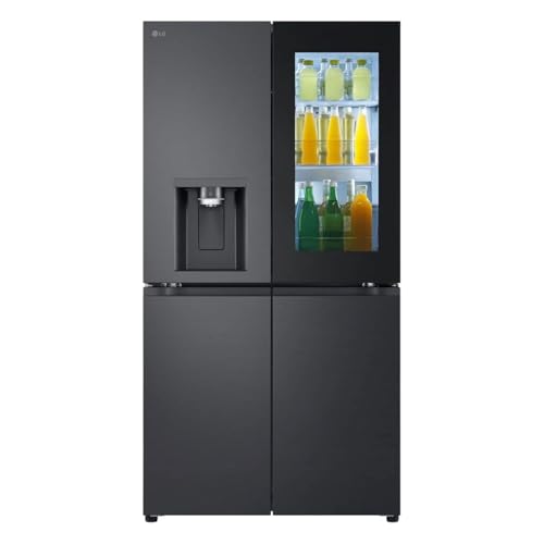 LG GMG960EVJE Multi-Door mit InstaView, Eis-, Crushed Ice- und Wasserspender, 635 L Kapazität, Fensteranschluss, Essence Black Steel LG GMG960EVJE Multi-Door mit InstaView, Eis-, Crushed Ice- und Wasserspender, 635 L Kapazität, Fensteranschluss, Essence Black Steel von LG