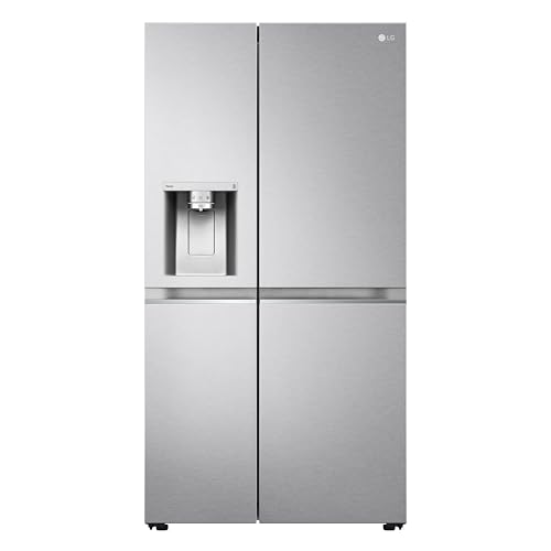 LG GSLV91MBAC Side-by-Side Kühlschrank mit Eis-, Crushed Ice und Wasserspender | Total No Frost | UV Nano Technologie| Doorcooling+ | Essence Matte Black von LG