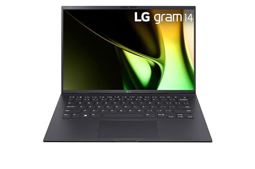 LG Gram 14ZD90S-G Notebook, Intel Cora Ultra 7, FreeOS, 16 GB RAM, 512 GB SSD, 1,1 kg, 29,5 h Laufzeit, Schwarz von LG