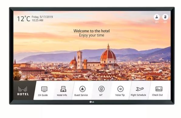LG Hotel TV 32LS662V3ZC 32  Fernseher Smart Hotel TV mit Pro:Centric Smart - 1920 x 1080 (Full HD) - Tuner-Signal: DVB-S2 (Satellit), DVB-T2 (terrestrisch), CI-Slot (x1), DVB-C (Kabel) - Schwarz - Bildschirmtechnologie: LED-LCD [Energieklasse F] (32LS662V3ZC) von LG
