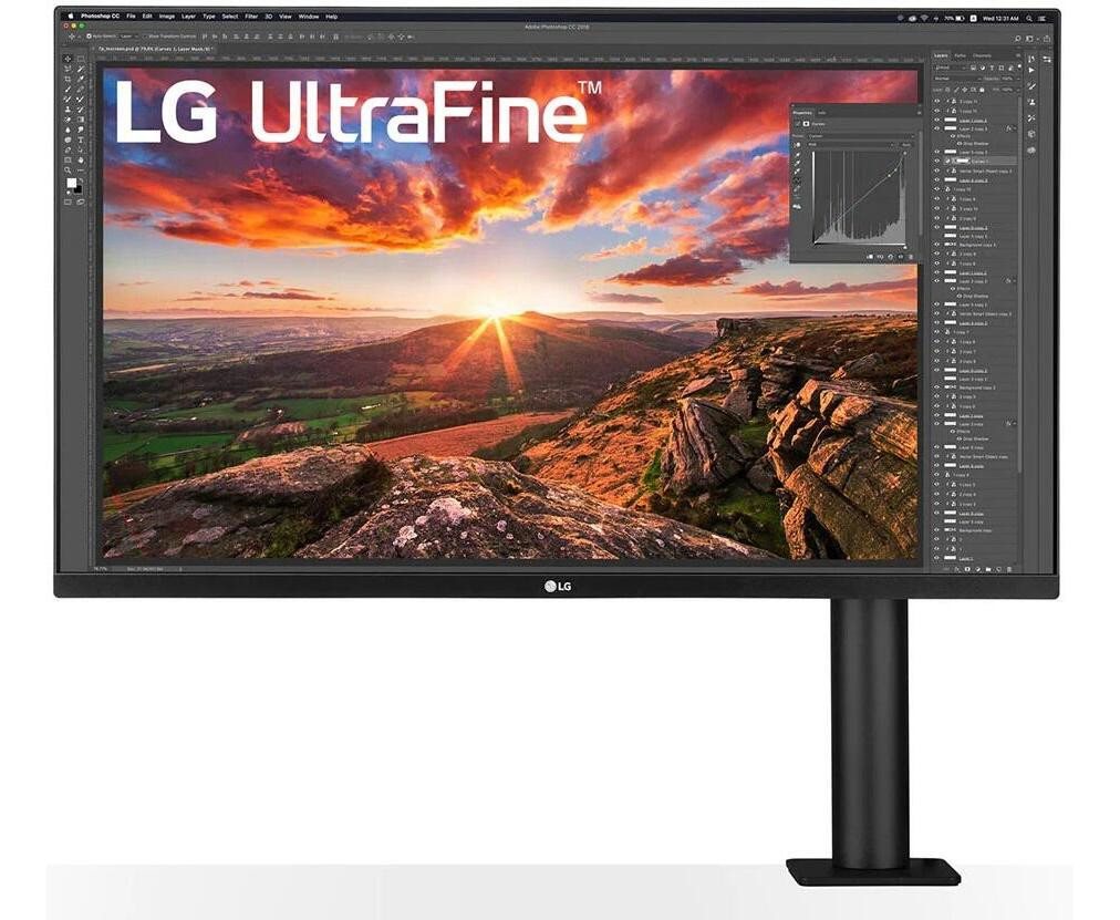 LG LG UltraFine Ergo Monitor 32UN880-B TFT-Monitor (3.840 x 2.160 Pixel (16:9), 5 ms Reaktionszeit, 75 Hz, AH-IPS Panel) von LG