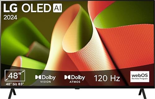 LG OLED48B49LA TV 48" (121 cm) OLED Fernseher (α8 4K AI-Prozessor, webOS 24, Dolby Vision, bis zu 120Hz) [Modelljahr 2024] von LG