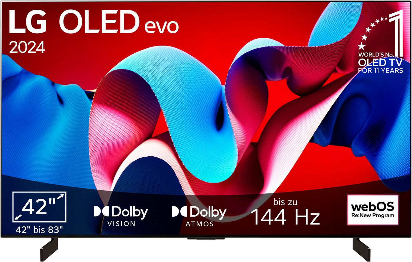 LG OLED42C47LA OLED-Fernseher (106 cm/42 Zoll, 4K Ultra HD, Smart-TV) von LG