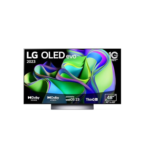 LG OLED48C37LA TV 121 cm (48 Zoll) OLED evo Fernseher (Smart TV, Filmmaker Mode, 120 Hz) [Modelljahr 2023] von LG