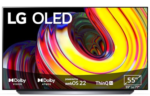 LG OLED55CS6LA TV 139 cm (55 Zoll) OLED Fernseher (Dolby Atmos, Filmmaker Mode, 120 Hz) [Modelljahr 2022], hellgrau von LG