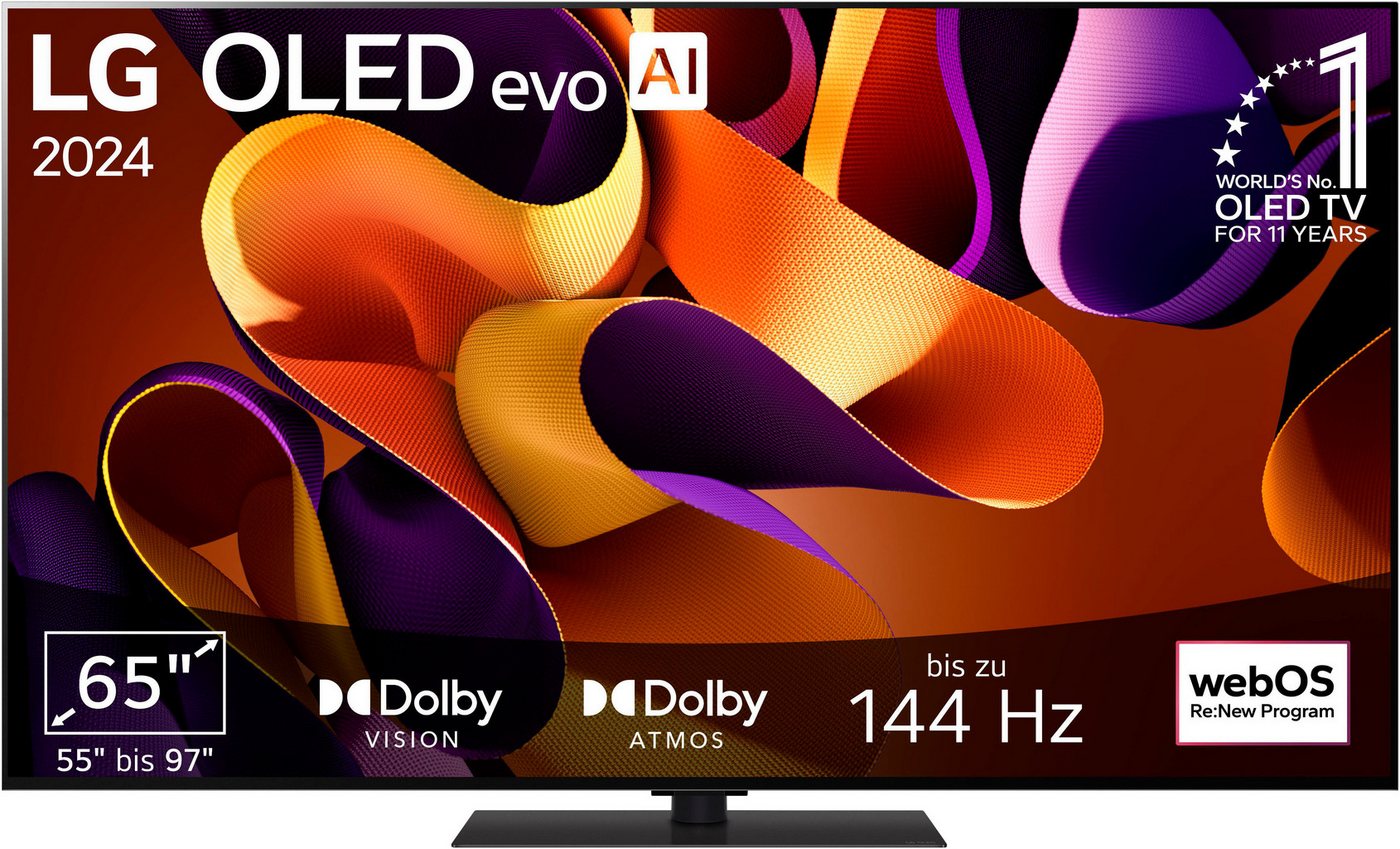 LG OLED65G49LS OLED-Fernseher (164 cm/65 Zoll, 4K Ultra HD, Smart-TV) von LG