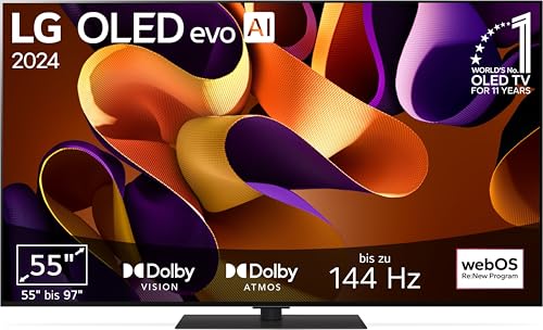 LG OLED55G49LS TV 55" (139 cm) OLED evo Fernseher (α11 4K AI-Prozessor, webOS 24, Dolby Vision, bis zu 120Hz) [Modelljahr 2024] von LG
