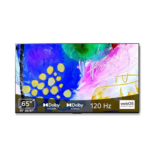 LG OLED65G29LA TV 165 cm (65 Zoll) OLED evo Fernseher (Cinema HDR, 120 Hz, Wandhalterung) [Modelljahr 2022] von LG