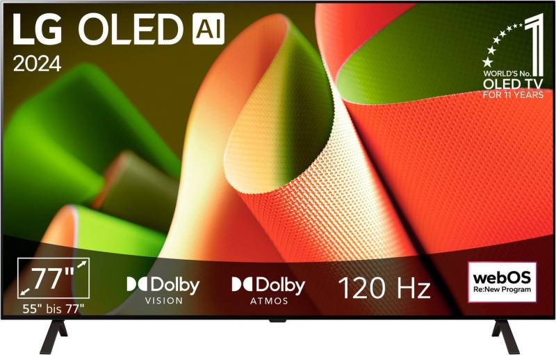 LG OLED77B42LA OLED-Fernseher (195 cm/77 Zoll, 4K Ultra HD, Smart-TV) von LG